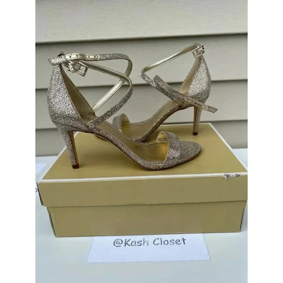 Michael Kors Ava Strappy Sandal - Size 7 M - Picture 1 of 10